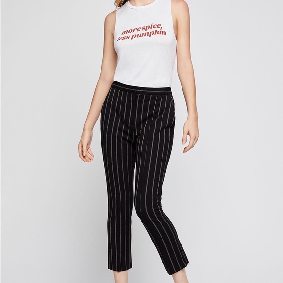 BNWT....BCBG Striped Crop Trouser - Picture 3 of 5